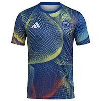 Men's adidas  Blue Houston Dynamo FC 2025 United We Play AEROREADY Pre-Match Top