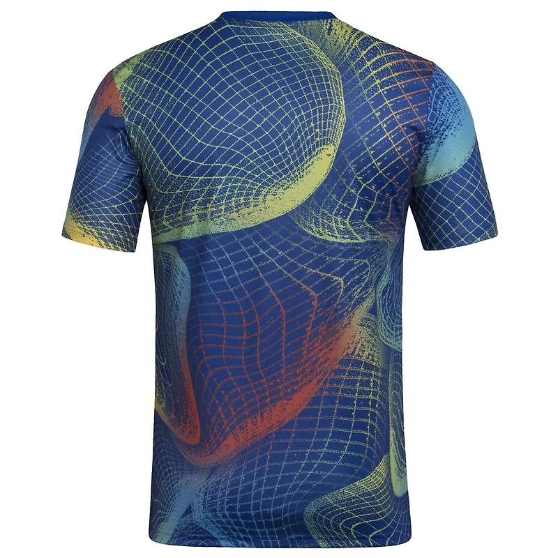 Men's adidas  Blue Houston Dynamo FC 2025 United We Play AEROREADY Pre-Match Top