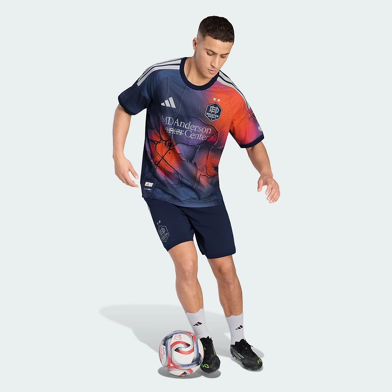 Maillot authentique adidas bleu Houston Dynamo FC 2026 Mission Control pour homme