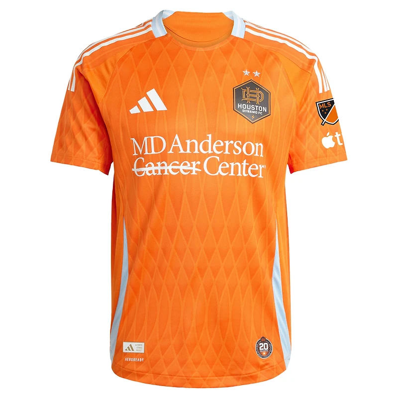 Men's adidas Erik Sviatchenko Orange Houston Dynamo FC 2025 Season 20 Authentic Player Jersey