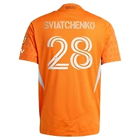 Men's adidas Erik Sviatchenko Orange Houston Dynamo FC 2025 Season 20 Authentic Player Jersey