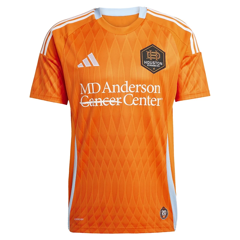 Maillot de joueur réplique adidas Erik Sviatchenko orange Houston Dynamo FC 2025 saison 20 pour hommes