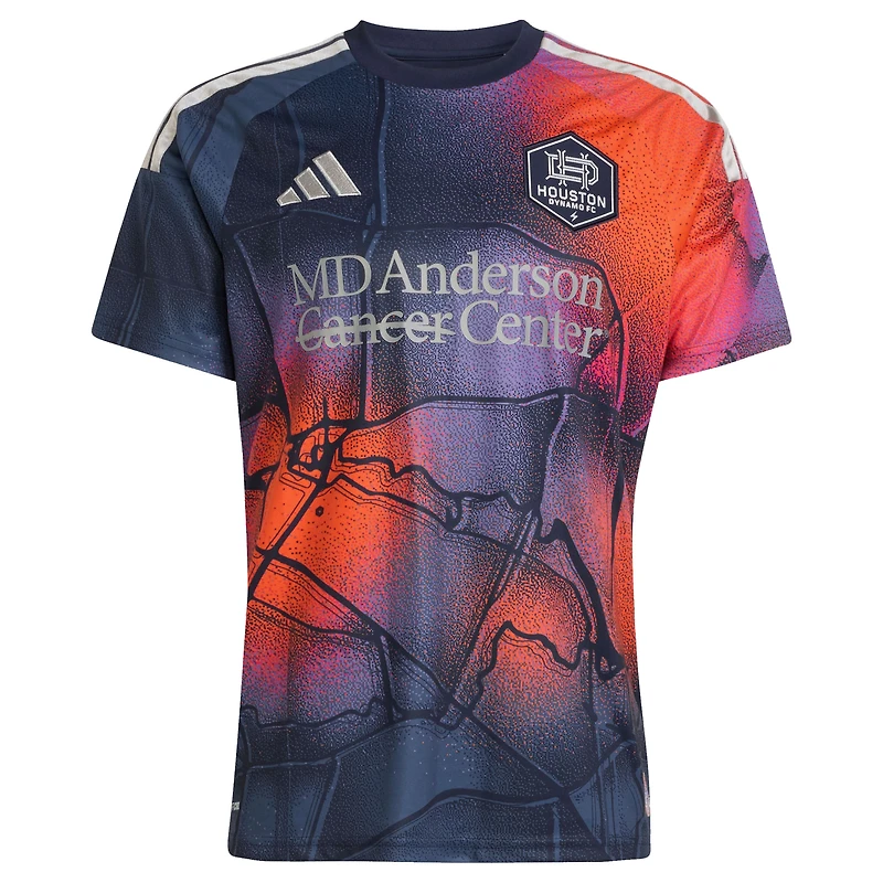 Maillot réplique adidas Ezequiel Ponce bleu Houston Dynamo FC 2026 Mission Control pour homme