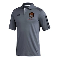 Polo d'entraînement sur le terrain adidas Houston Dynamo FC 2023 gris pour homme