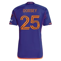 Maillot de joueur authentique adidas Griffin Dorsey violet Houston Dynamo FC 2024 Still Holdin' pour homme
