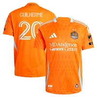 Men's adidas Guilherme Augusto Vieira dos Santos Orange Houston Dynamo FC 2025 Season 20 On-Field Authentic Jersey