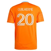 Maillot adidas pour homme Guilherme Augusto Vieira dos Santos orange Houston Dynamo FC 2025 Saison 20 Replica