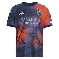 Men's adidas Jack McGlynn Blue Houston Dynamo FC 2026 Mission Control On-Field Authentic Patch Jersey