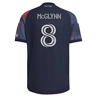 Men's adidas Jack McGlynn Blue Houston Dynamo FC 2026 Mission Control On-Field Authentic Patch Jersey