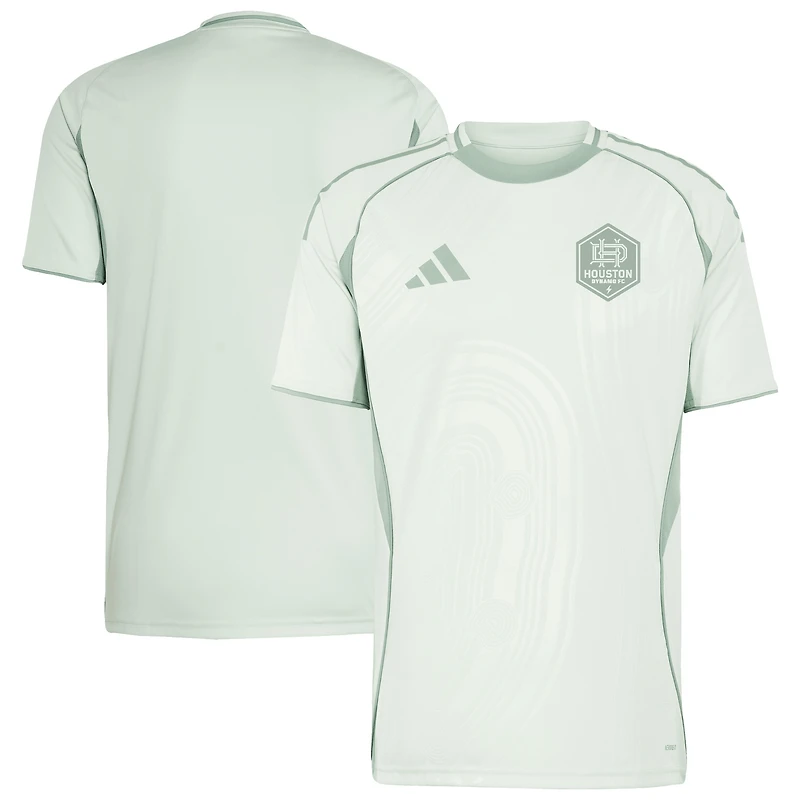 Men's adidas Light Green Houston Dynamo FC 2025 One Planet Pre-Match Top