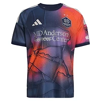 Men's adidas Mateusz Bogusz Blue Houston Dynamo FC 2026 Mission Control On-Field Authentic Patch Jersey