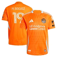 Men's adidas Mateusz Bogusz Orange Houston Dynamo FC 2025 Season 20 On-Field Authentic Jersey