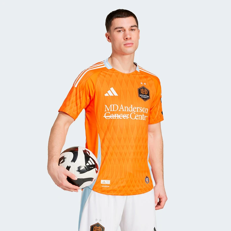 Men's adidas Orange Houston Dynamo FC 2025 Season 20 On-Field Authentic Jersey