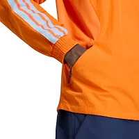 Veste raglan zippée adidas orange Houston Dynamo FC 2026 Anthem pour homme