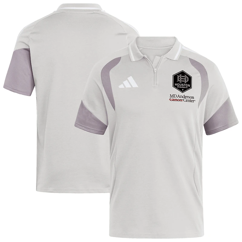 Men's adidas Silver Houston Dynamo FC 2026 Tiro Competition Polo