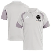 Men's adidas Silver Houston Dynamo FC 2026 Tiro Competition Polo