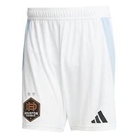 Short adidas blanc authentique Houston Dynamo FC Domicile Saison 2025 pour homme