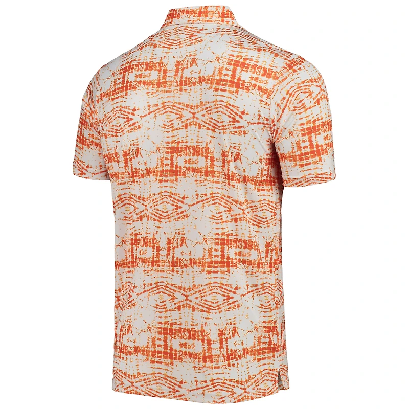 Men's Antigua Orange Houston Dynamo FC Vivid Polo