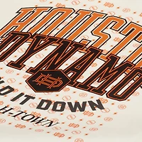 Men's Cream Houston Dynamo FC '90s Heavyweight Relaxed T-Shirt