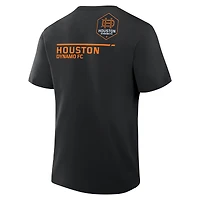 Men's Fanatics  Black Houston Dynamo FC Corner Kick Legacy T-Shirt