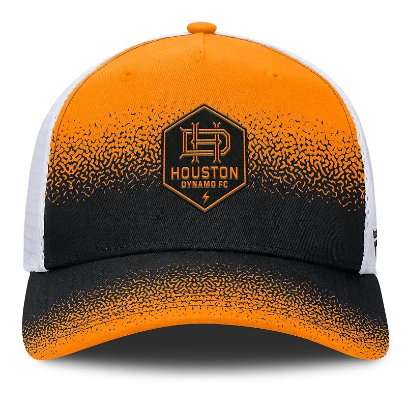 Men's Fanatics Orange Houston Dynamo FC Libero Trucker Adjustable Hat