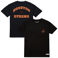 Men's Mitchell & Ness Black Houston Dynamo FC 2-Hit T-Shirt