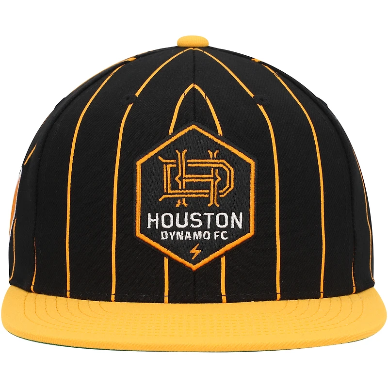 Pin Snapback Houston Dynamo FC Team noir Mitchell & Ness pour homme