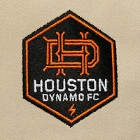 Casquette snapback Mitchell & Ness Houston Dynamo FC Upside Down Pro Pinch pour homme, couleur crème/orange