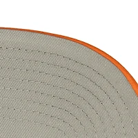 Men's Mitchell & Ness  Cream/Orange Houston Dynamo FC Upside Down Pro Pinch Snapback Hat