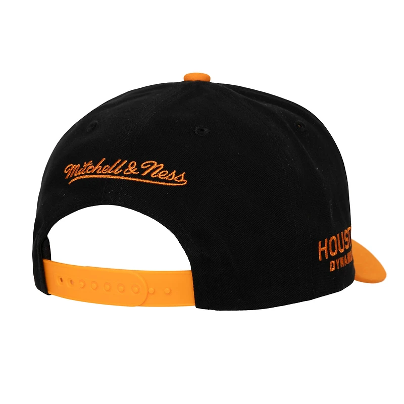 Casquette snapback Mitchell & Ness Houston Dynamo FC brossée Pro Crown pour homme