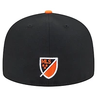 Casquette ajustée Houston Dynamo FC 2025 Kickoff 59FIFTY noire New Era pour homme