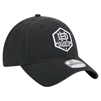 Casquette ajustable Houston Dynamo FC 2025 Kickoff 9TWENTY noire New Era pour homme