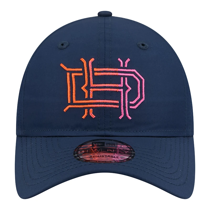 Casquette ajustable New Era bleu marine Houston Dynamo FC 2026 Jersey Hook 9TWENTY pour homme