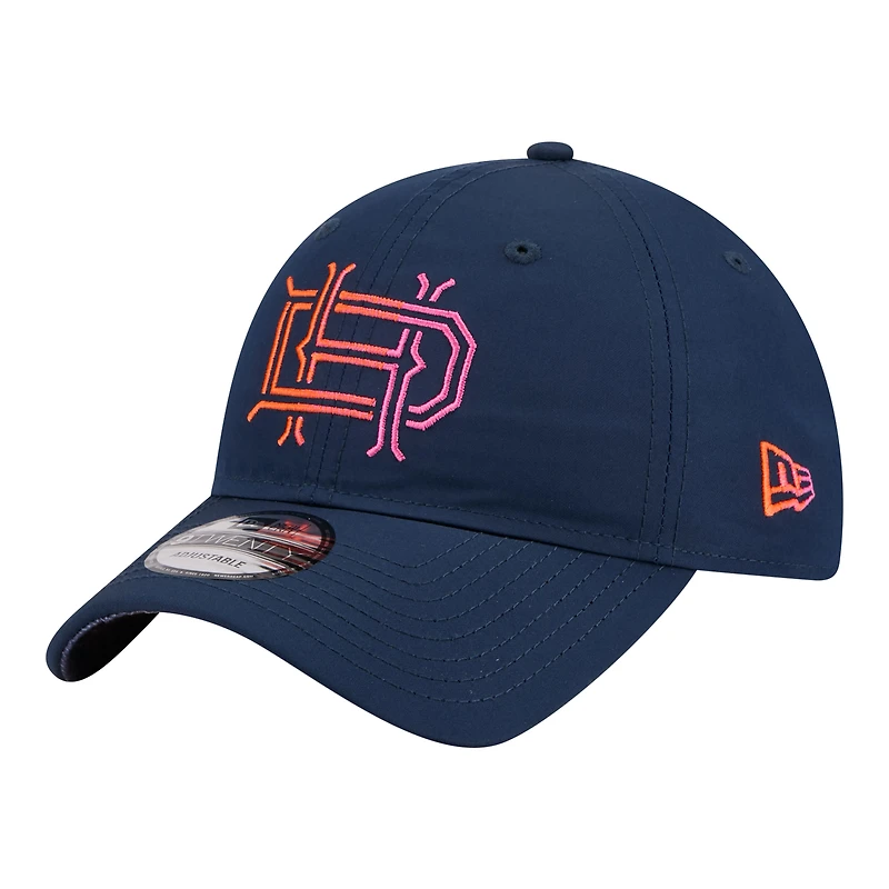 Casquette ajustable New Era bleu marine Houston Dynamo FC 2026 Jersey Hook 9TWENTY pour homme