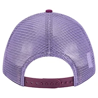Casquette de camionneur ajustable Houston Dynamo FC 9FORTY A-Frame violette New Era pour homme