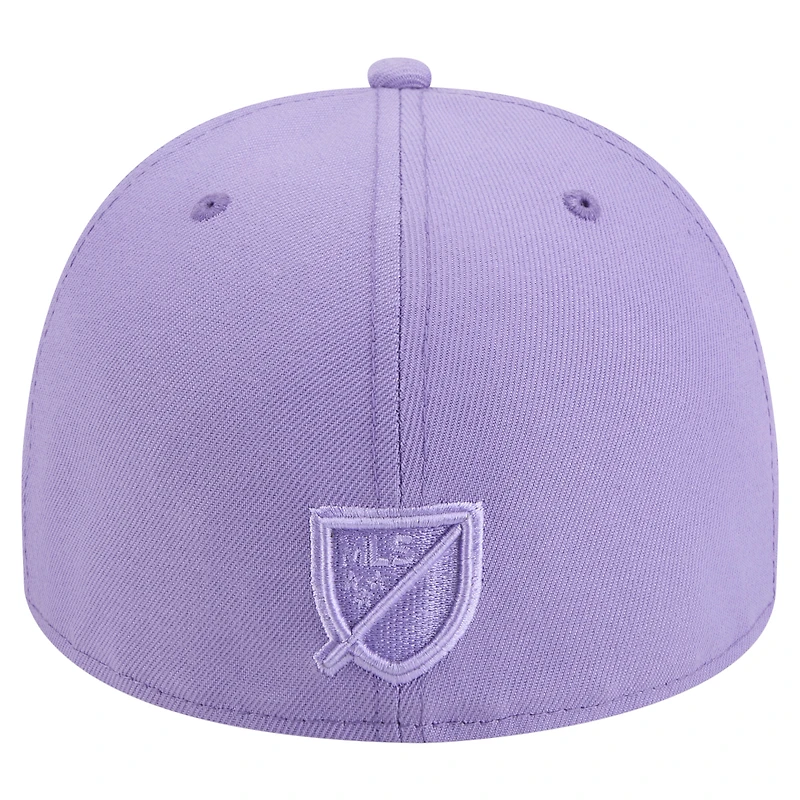 Casquette ajustée A-Frame 59FIFTY Houston Dynamo FC Color Pack violet New Era pour homme