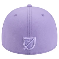 Casquette ajustée A-Frame 59FIFTY Houston Dynamo FC Color Pack violet New Era pour homme