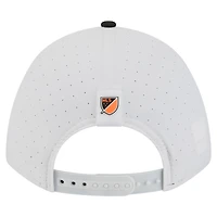 Casquette New Era blanche pour homme Houston Dynamo FC 2026 MLS Kick Off 9FORTY M-Crown à monture ajustable