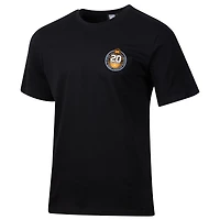 T-shirt décontracté noir pour homme avec inscription de l'équipe Houston Dynamo FC