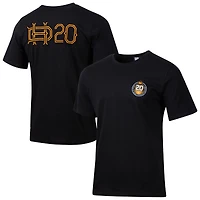 T-shirt décontracté noir pour homme avec inscription de l'équipe Houston Dynamo FC