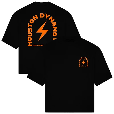 Unisex Live Breathe Futbol Black Houston Dynamo FC Tunnel T-Shirt