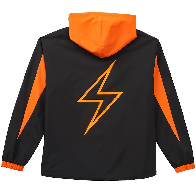 Unisex Live Breathe Futbol Orange Houston Dynamo FC Tekker Half-Zip Anorak Jacket