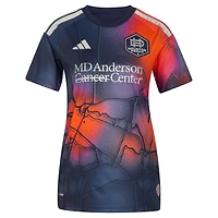 Maillot réplique Mission Control 2026 bleu adidas Houston Dynamo FC pour femme