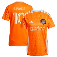 Women's adidas Ezequiel Ponce Orange Houston Dynamo FC 2025 Season 20 Replica Player Jersey