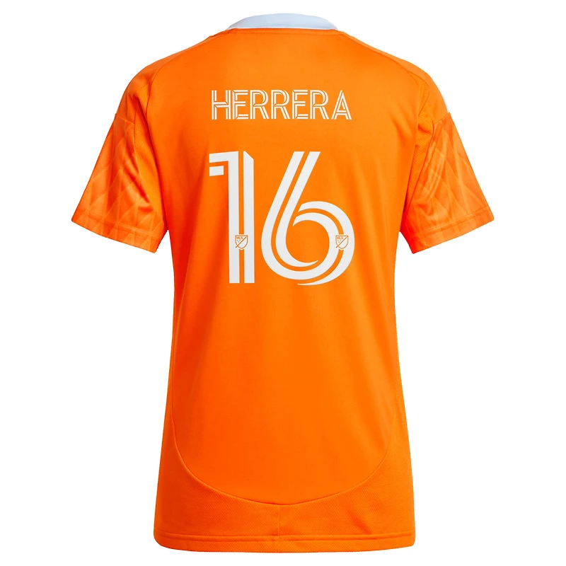 Maillot femme adidas Héctor Herrera orange Houston Dynamo FC 2025 Saison 20 Réplique