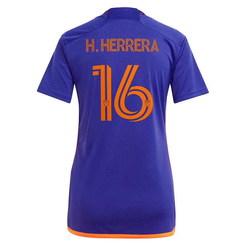 Women's adidas Héctor Herrera Purple Houston Dynamo FC 2024 Still Holdin' Replica Player Jersey