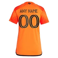 Maillot réplique personnalisé orange Houston Dynamo FC 2023 El Sol pour femme adidas