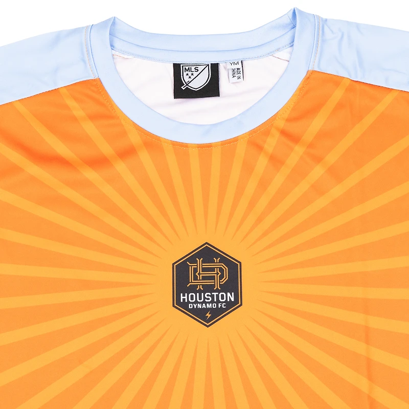 Youth Sport Design Sweden  Orange Houston Dynamo FC Starting Lineup Home T-Shirt