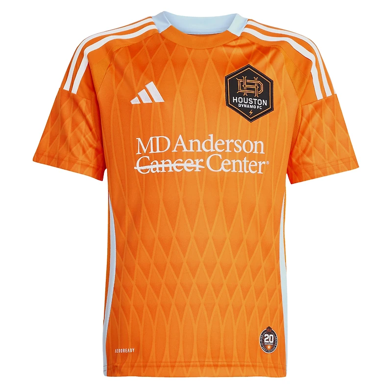 Youth adidas Erik Sviatchenko Orange Houston Dynamo FC 2025 Season 20 Replica Player Jersey