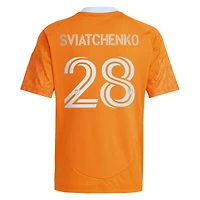 Youth adidas Erik Sviatchenko Orange Houston Dynamo FC 2025 Season 20 Replica Player Jersey
